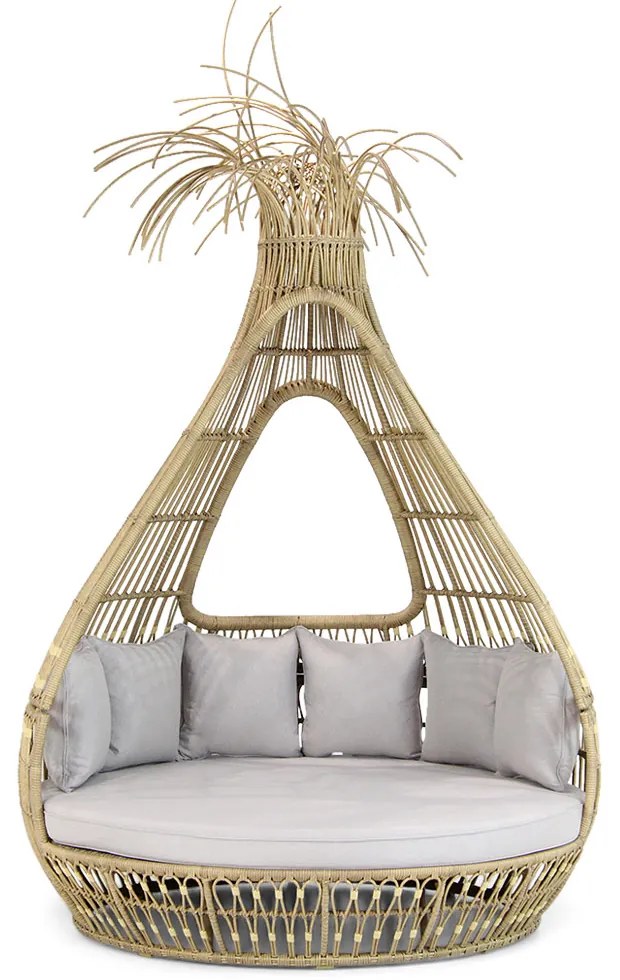 Coco Resort Daybed Wicker Taupe