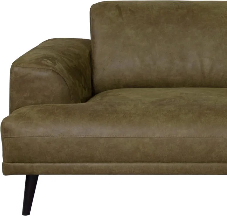 3-zits bank Lagos | leer Bull groen 59 | 2,34 mtr breed