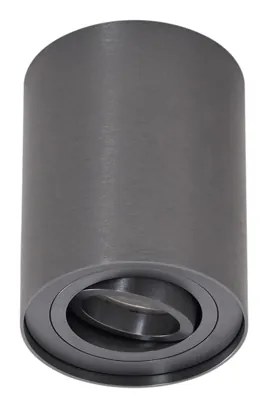 Moderne opbouwspot gunmetal GU10 50mm kantelbaar - Rondoo Up