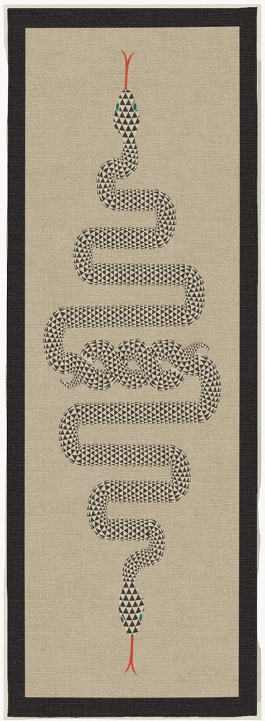 Wasbare laagpolige loper Venom van Jonathan Adler