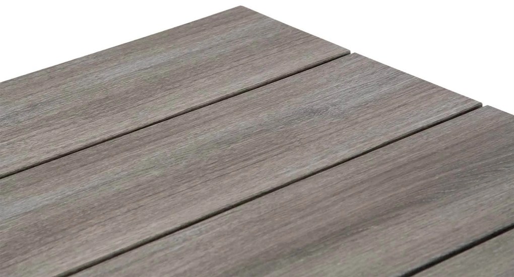 Tuinset 6 personen 240 cm Aluminium Grijs Lifestyle Garden Furniture Lecce/Valley