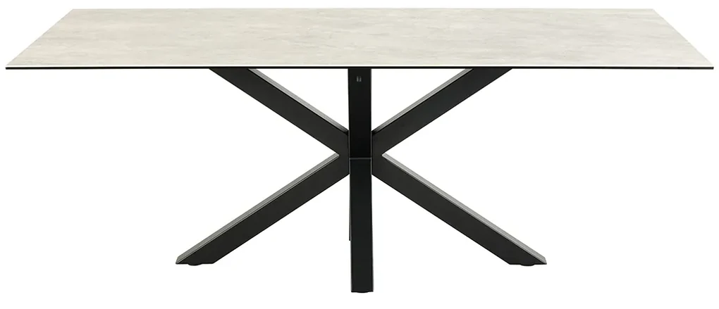Keramische Eettafel Grijs 200x100 Cm - 200 X 100cm.