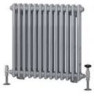 Eastbrook Rivassa 2 koloms radiator 60x60cm staal 818W chroom