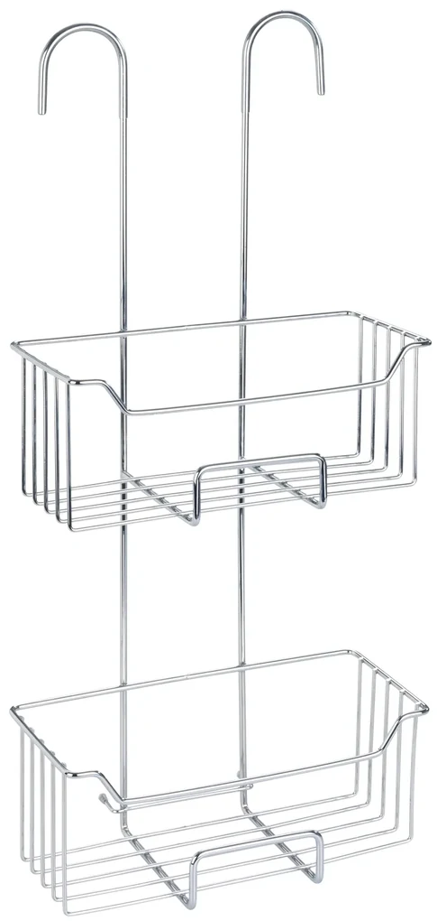 Wenko Milo douchecaddy 2-laags RVS glanzend