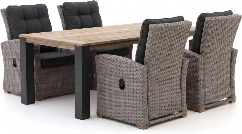 Diningset Intenso  | 4 personen | Tuinset teakhout | 5-delig | Kees Smit Tuinmeubelen