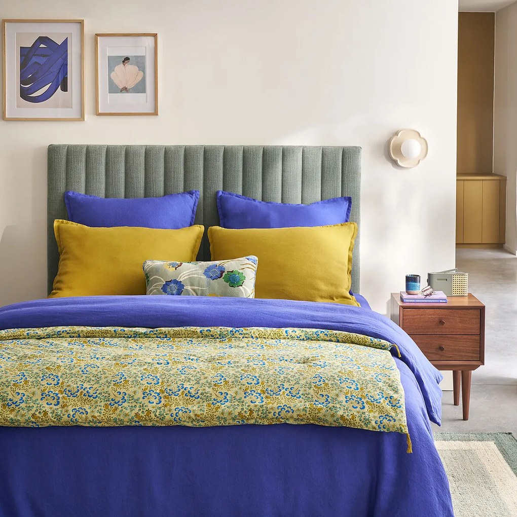 Kussensloop in gewassen linnen, Linot