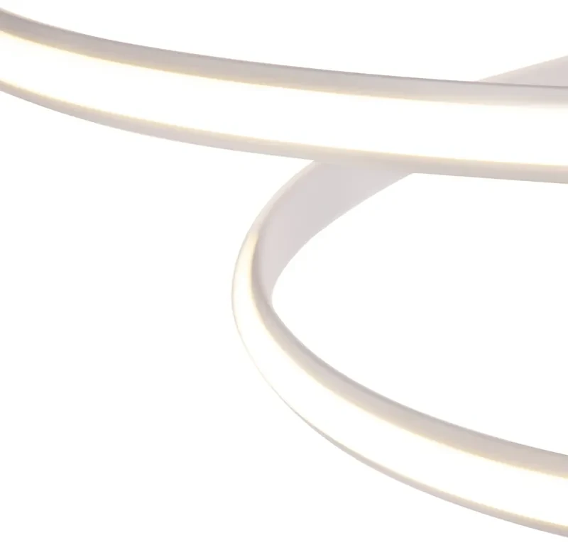 Eettafel / Eetkamer Moderne hanglamp wit 74 cm incl. LED dimbaar - Rowan Modern rond Binnenverlichting Lamp