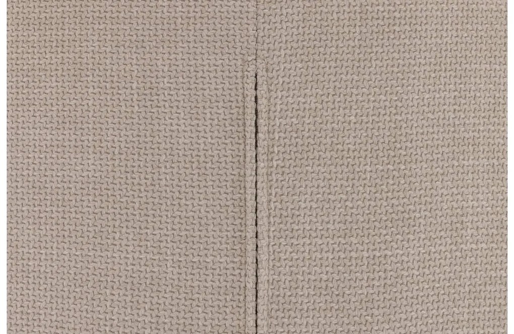 Goossens Stoel Noomi beige stof met armleuning en met wielen,