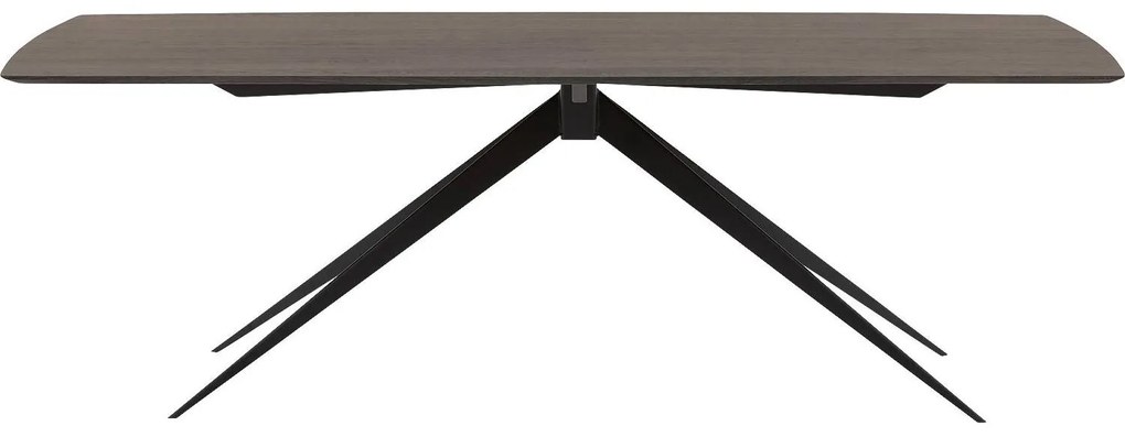 Goossens Excellent Eettafel Uniek, Semi rechthoekig 240 x 100 cm