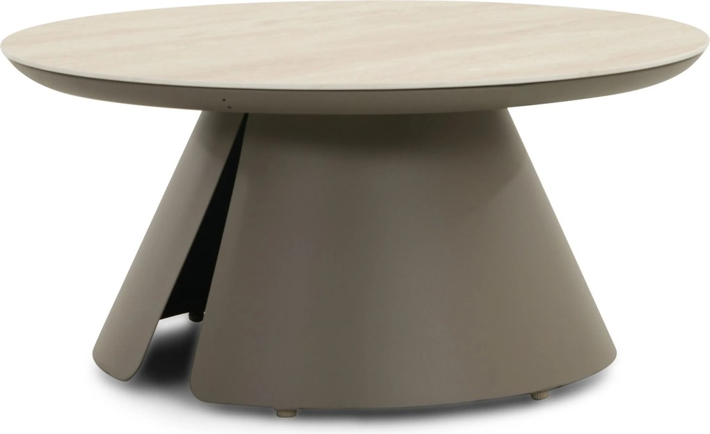 Stoel en Bank Loungeset 5 personen Aluminium Taupe Apple Bee Pine