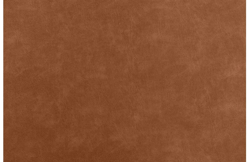 Goossens Key West cognac, micro leer, 3-zits, modern design