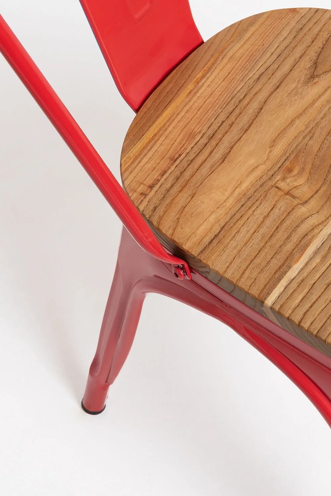Pakket 4 Stoelen Torix Natuurlijk Hout