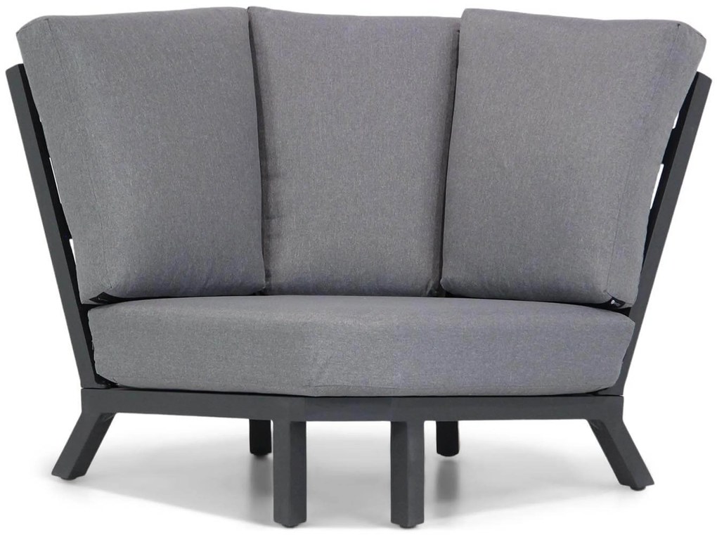Dining Loungeset 5 personen Aluminium Grijs Santika Furniture Santika Cinta