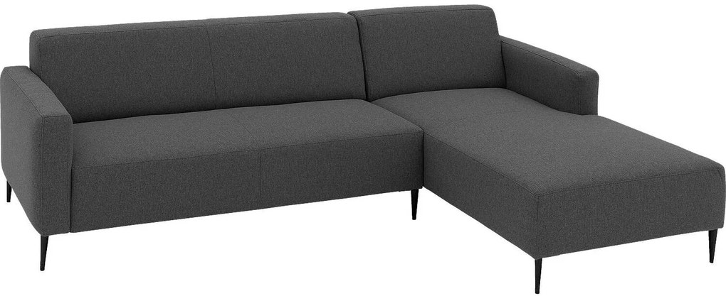 Goossens Key West grijs, stof, 2,5-zits, modern design