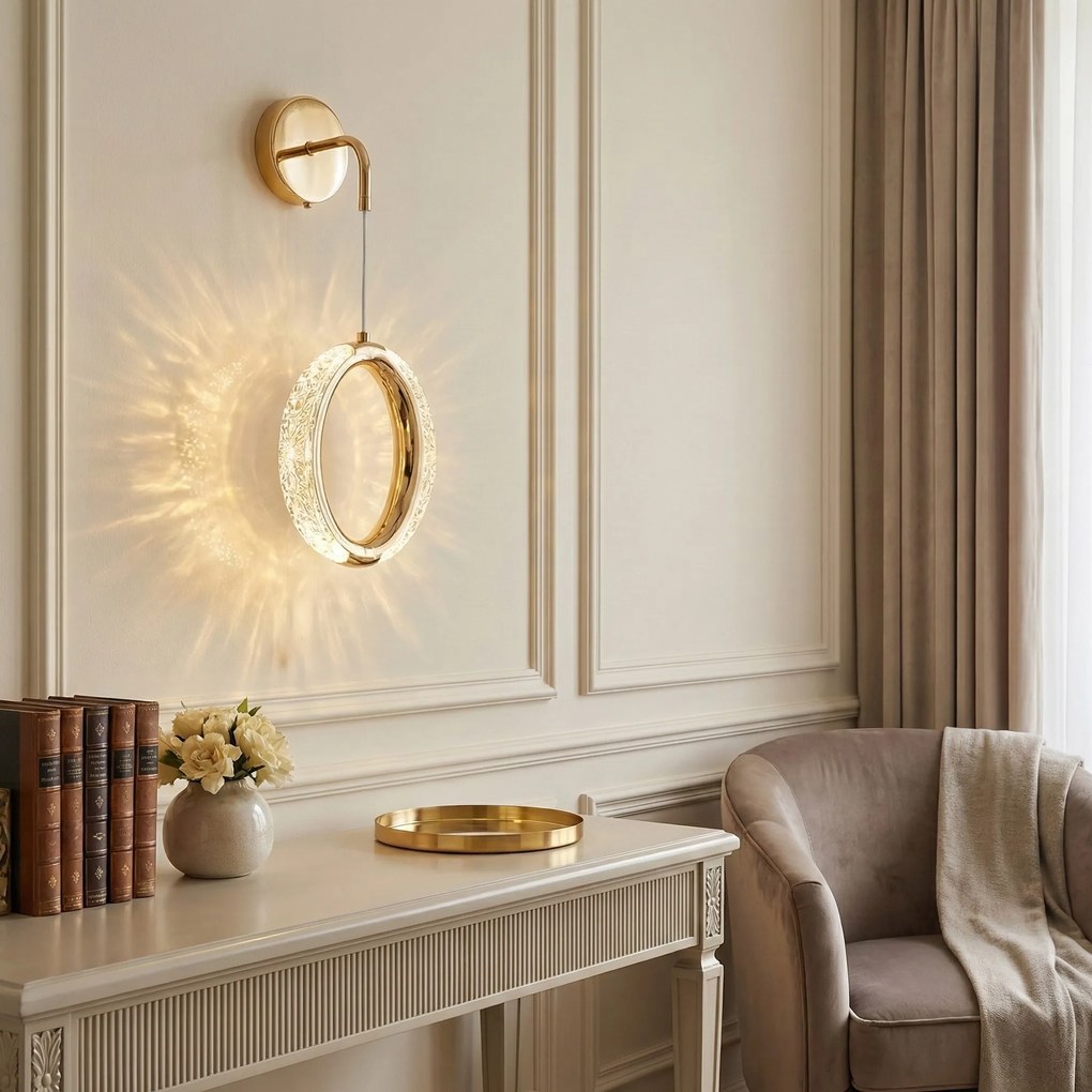 LED-WANDLAMP G175-W GOLD