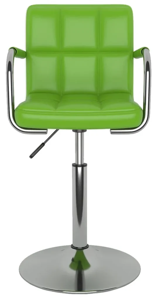 vidaXL Eetkamerstoelen draaibaar 4 st kunstleer groen