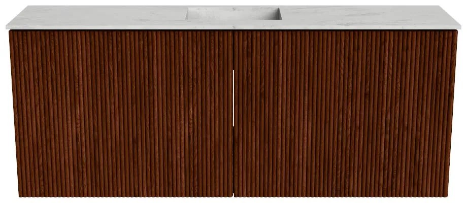 Mondiaz Joya DLux 100cm toiletmeubel ruby met wastafel faye midden 1 kraangat opalo