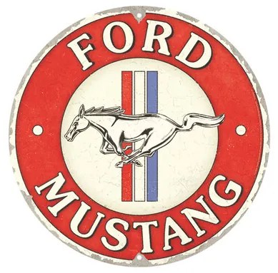 Metalen bord Ford Mustang