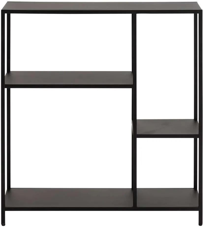 Boekenkast Berkley - zwart - 86x79,5x30 cm - Leen Bakker