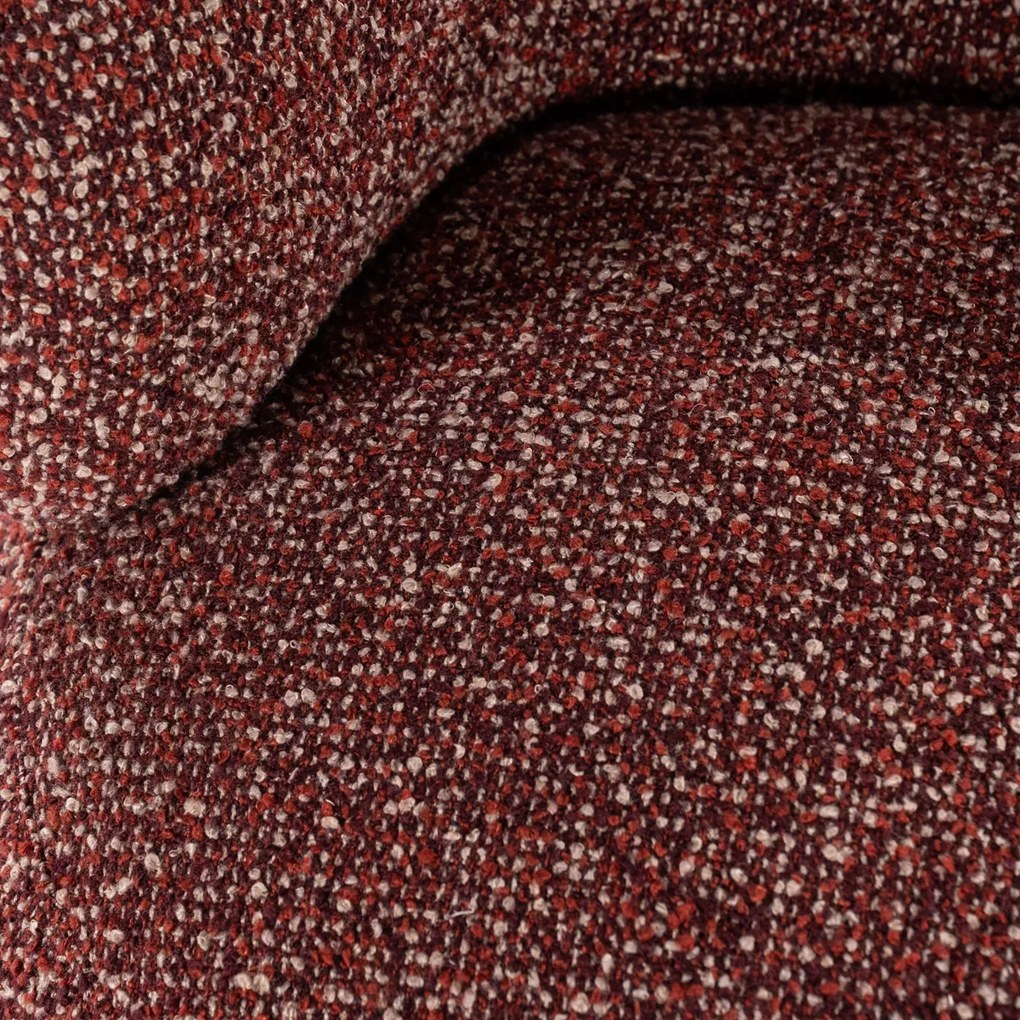 Eleonora Maeve Ronde Fauteuil Draaibaar Rood