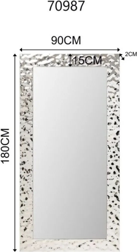 Spiegel Chroomdesign - 90x180cm