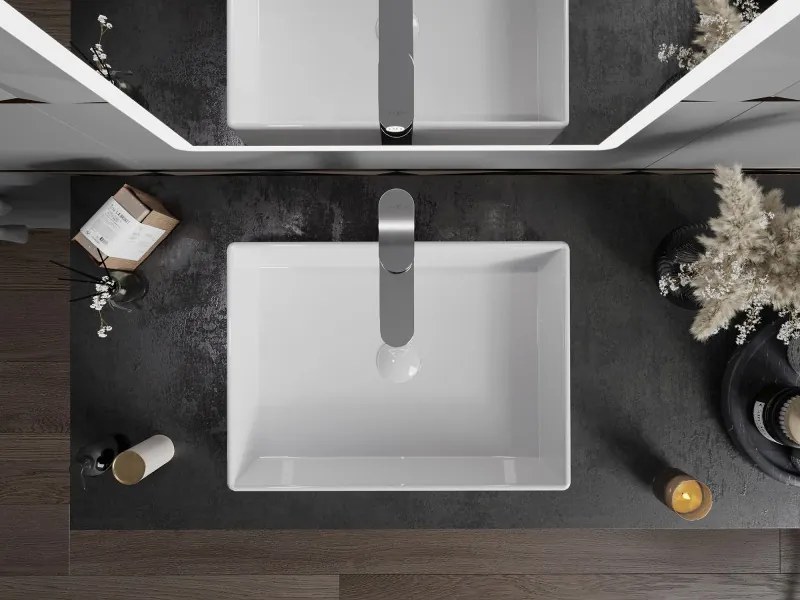 Mexen Goya bladmontage wastafel 51 x 37 cm, wit - 22185000