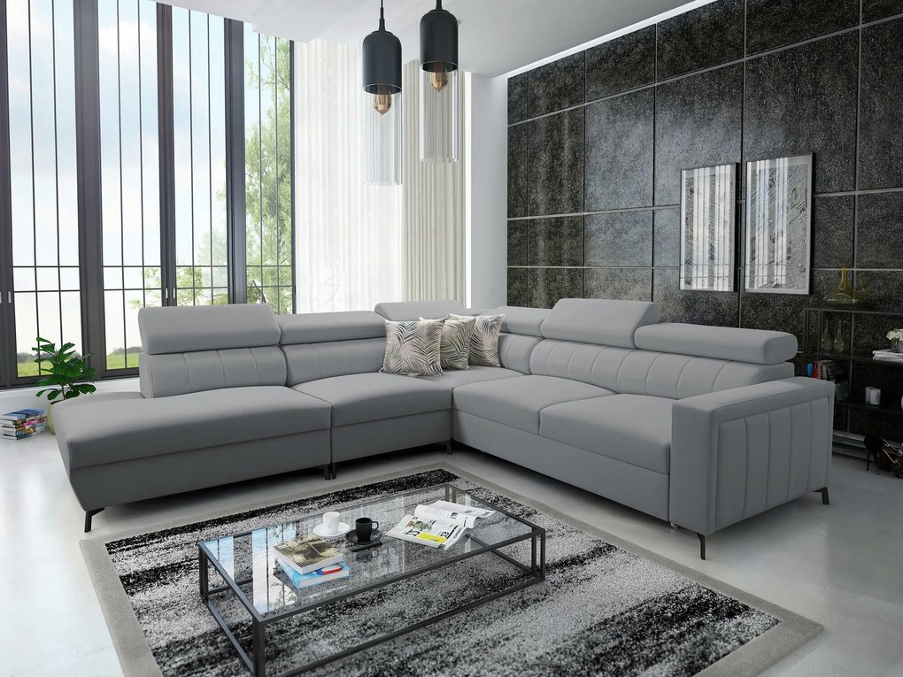 Hoekbank Sarasota 156, Aanwezig, Aanwezig, 302x275x83cm, 212 kg, Poten: Metaal, Hout