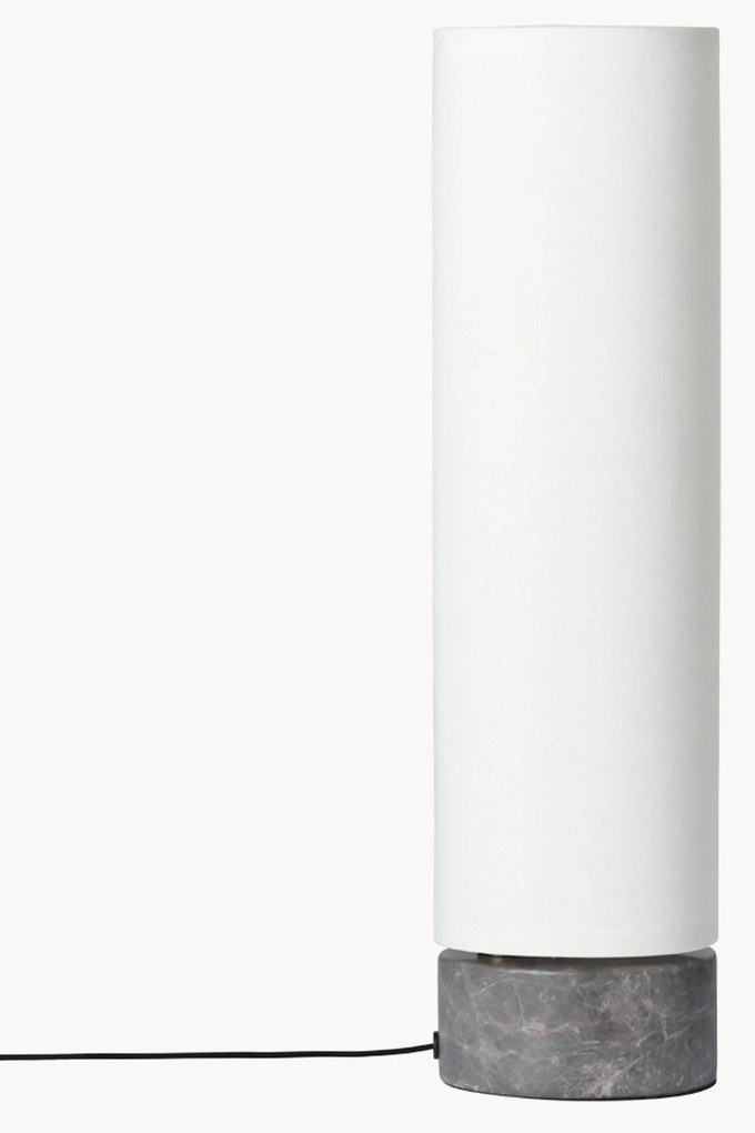 Dimbare LED vloerlamp Unbound met marmeren voet, in verschillende formaten