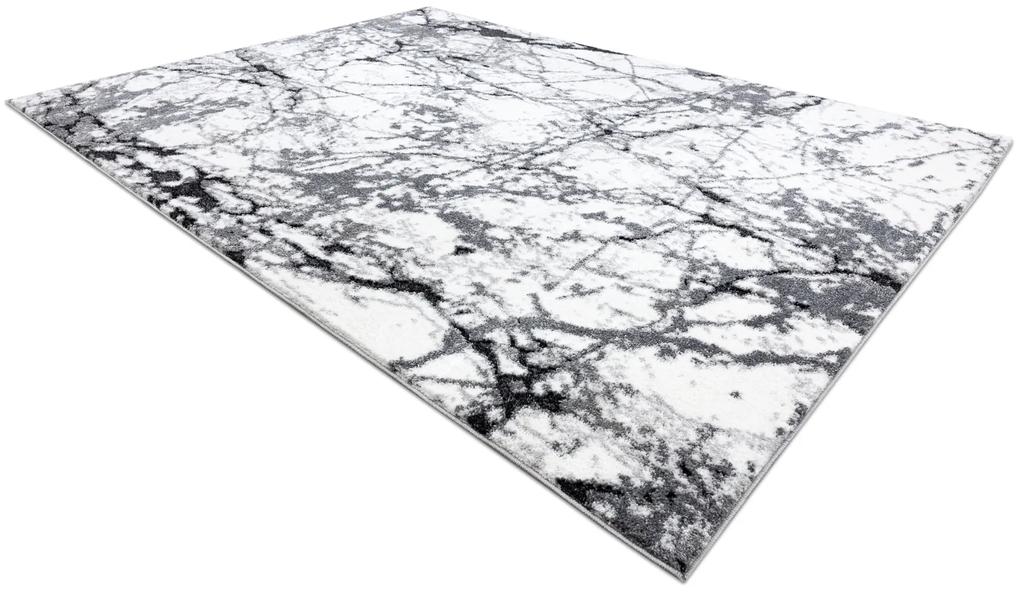 Tapijt modern COZY 8871 Marble, marmeren  ,  - Structureel,  twee poolhoogte , grijskleuring