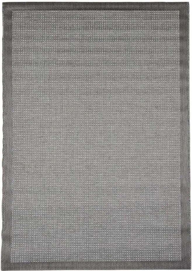 Floorita binnen/buitenvloerkleed Chrome - grijs - 160x230 cm - Leen Bakker