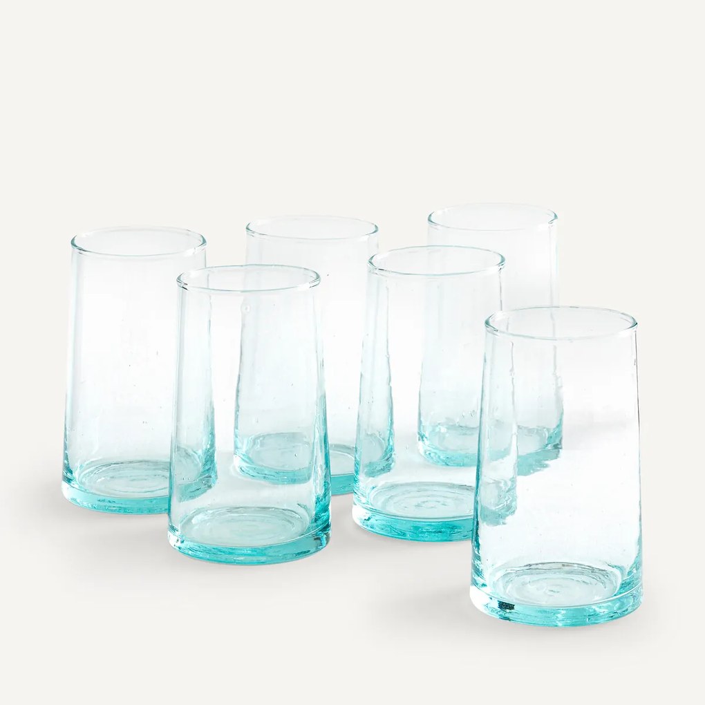 Set van 6 fruitsap glazen Gimani