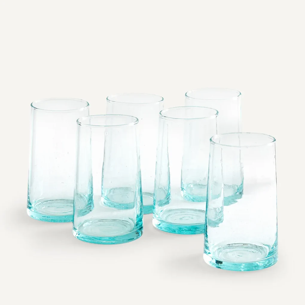 Set van 6 fruitsap glazen Gimani