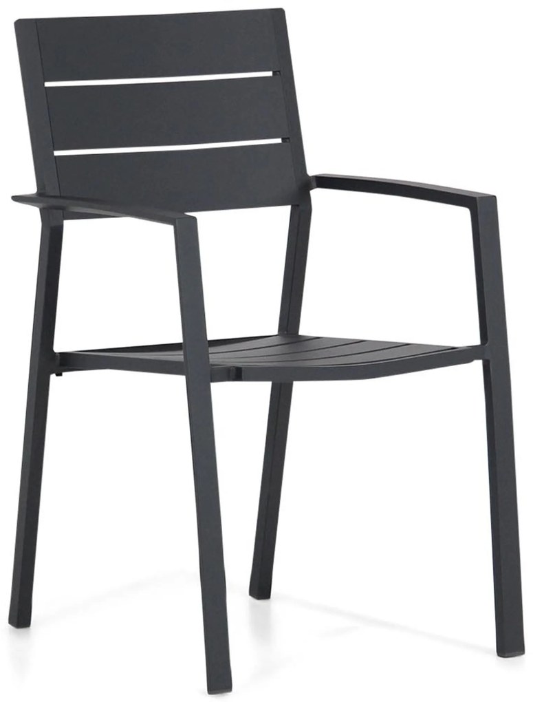 Tuinset 6 personen 220 cm Aluminium Grijs Lifestyle Garden Furniture Stella/Residence