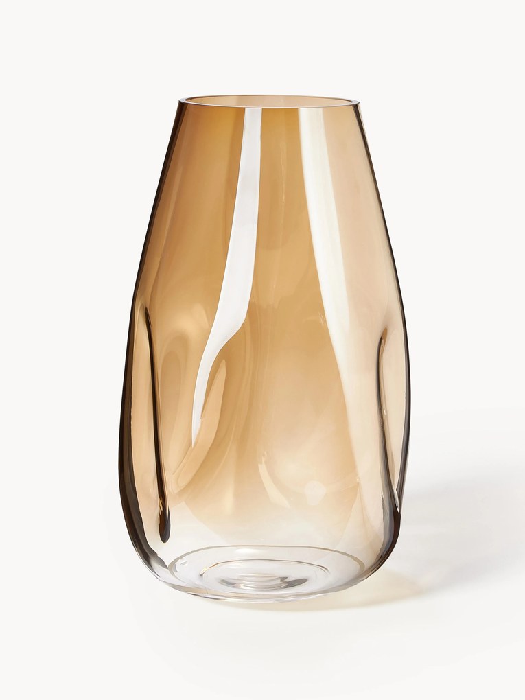 Mondgeblazen glazen vaas Luster, H 35 cm