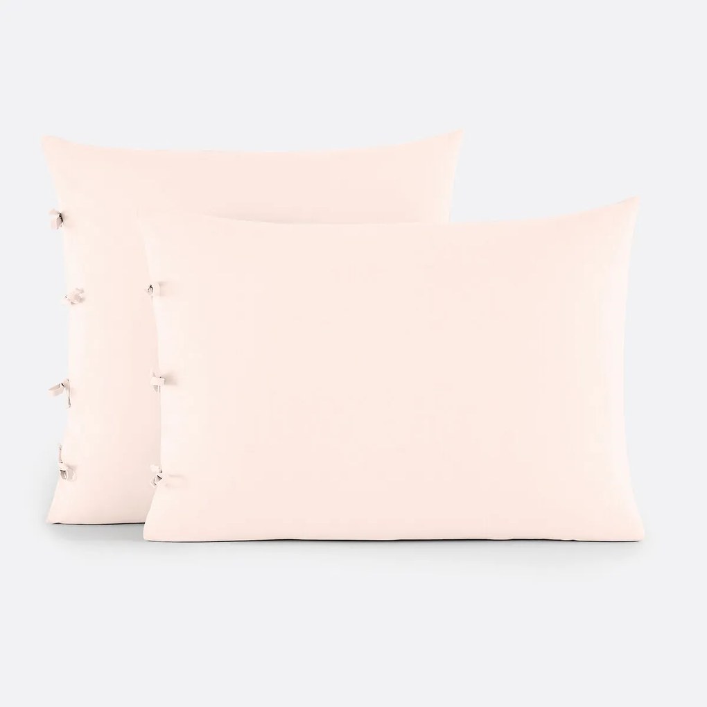 Effen kussensloop te strikken in katoen , Scenario