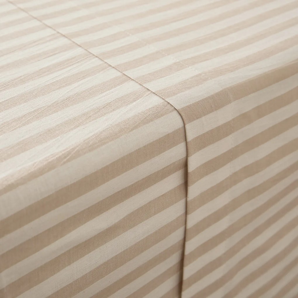 Katoenen onderlaken, SOIZIC BEIGE