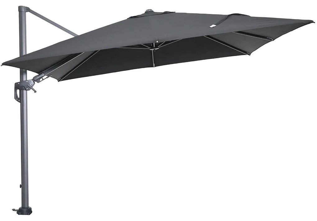 Garden Impressions Hawaii zweefparasol 300x300 cm - frame carbon black - doek zwart