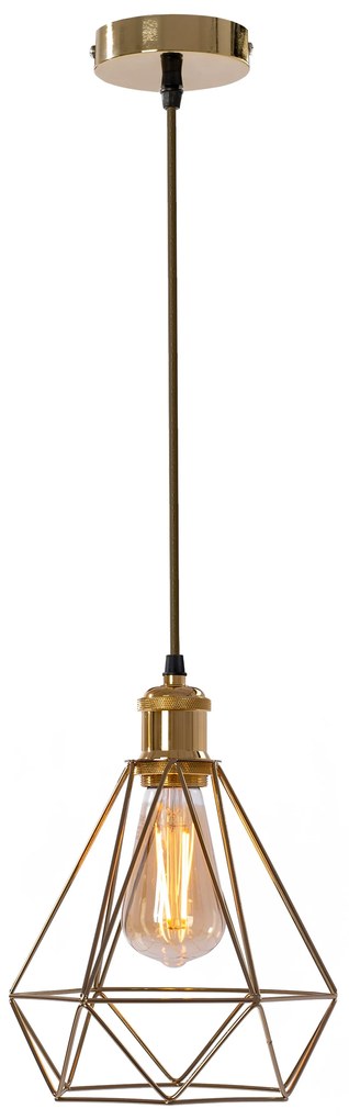 HANGLAMP DIAMOND Licht Goud 392197