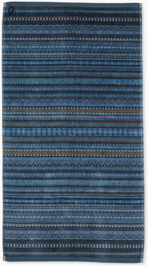 Velours & terry handdoeken Geometric Print, 3-delig