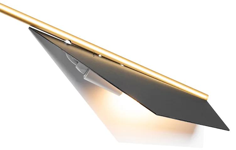 Design hanglamp zwart met goud 6-lichts - Sinem Design G9 Binnenverlichting Lamp