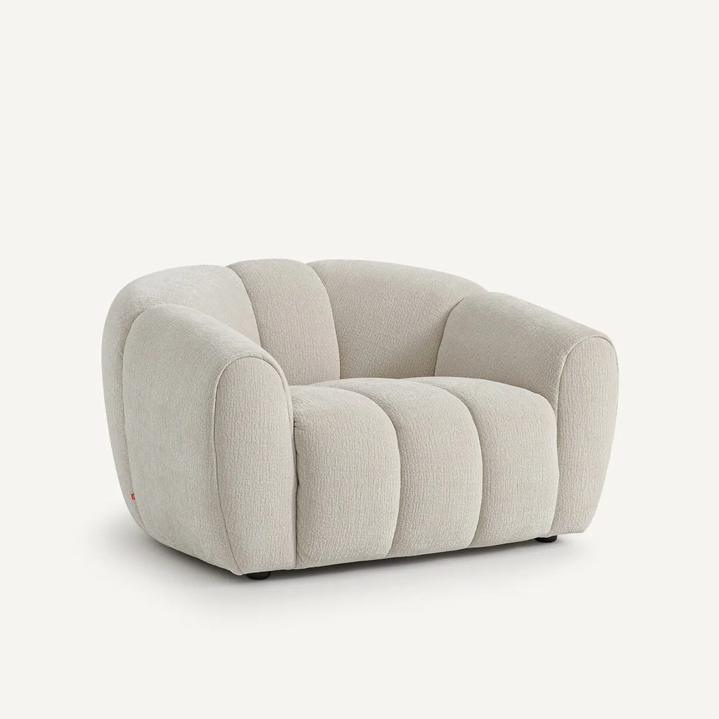 Fauteuil in crêpe stof, Tylan