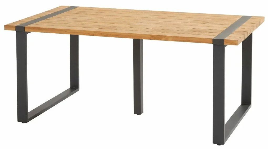 Garden Impressions Lucas tuinset 5-delig bruin - Alto tuintafel 180x100 cm