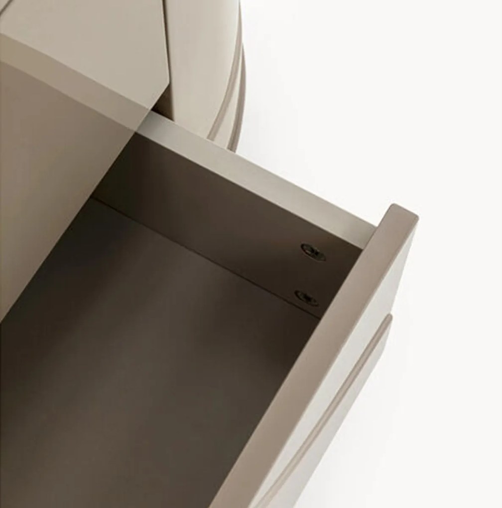 Beige Retro Ladekast - 100x42x75cm.