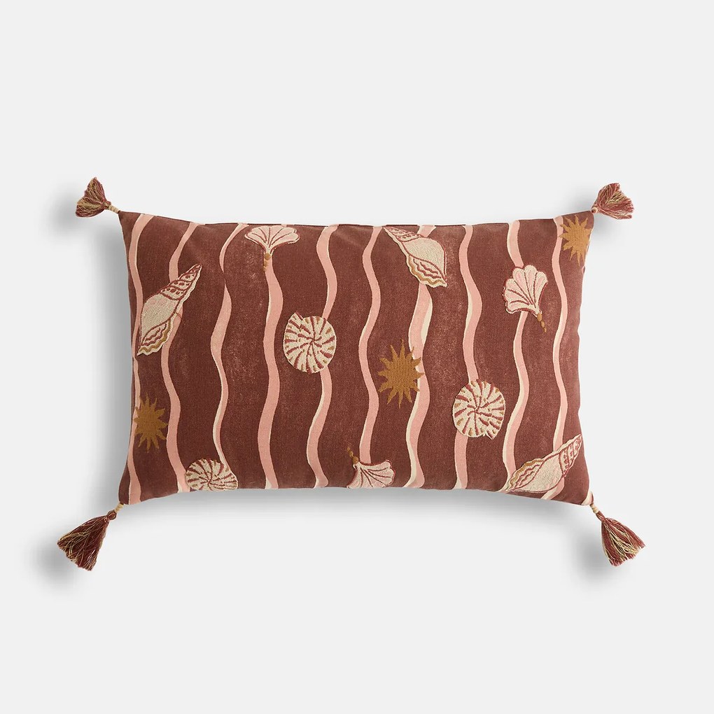 Rechthoekige kussenhoes 50x30 cm, katoen, KIANA