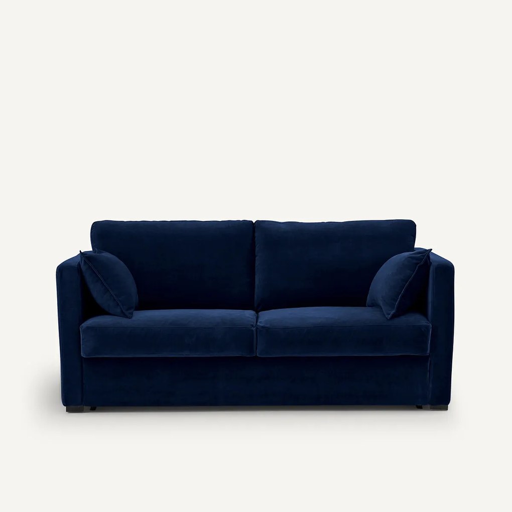 Sofa 3-er, cabrio, fluweel, NÉO KINKAJOU