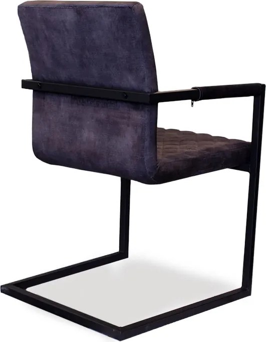 Eetkamerstoel - Rome - stof Adore Antraciet