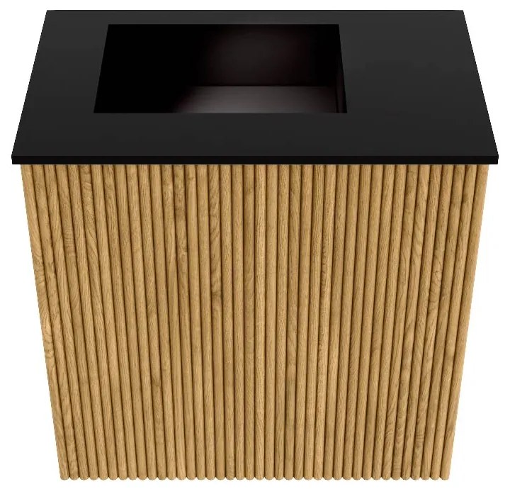 Mondiaz Joya 40cm toiletmeubel oak met wastafel faye links zonder kraangat urban