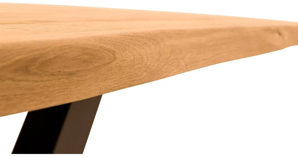 Goossens Eettafel Blade, Boomstamblad 260 x 100 cm 5 cm dik