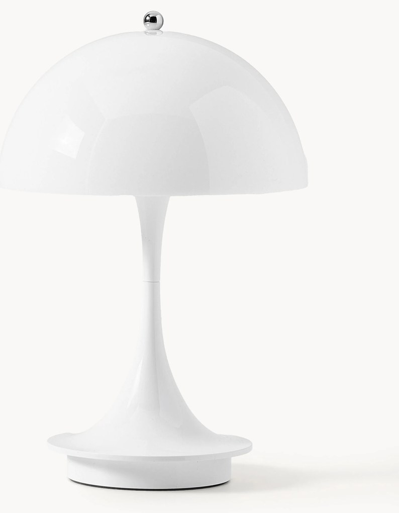 Kleine draagbare LED tafellamp Panthella 160, design Verner Panton