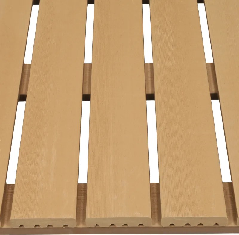 Terrastegel composiet 50 x 50 cm teak FSC (24 mm) massief